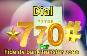 Fidelity Bank transfer code 